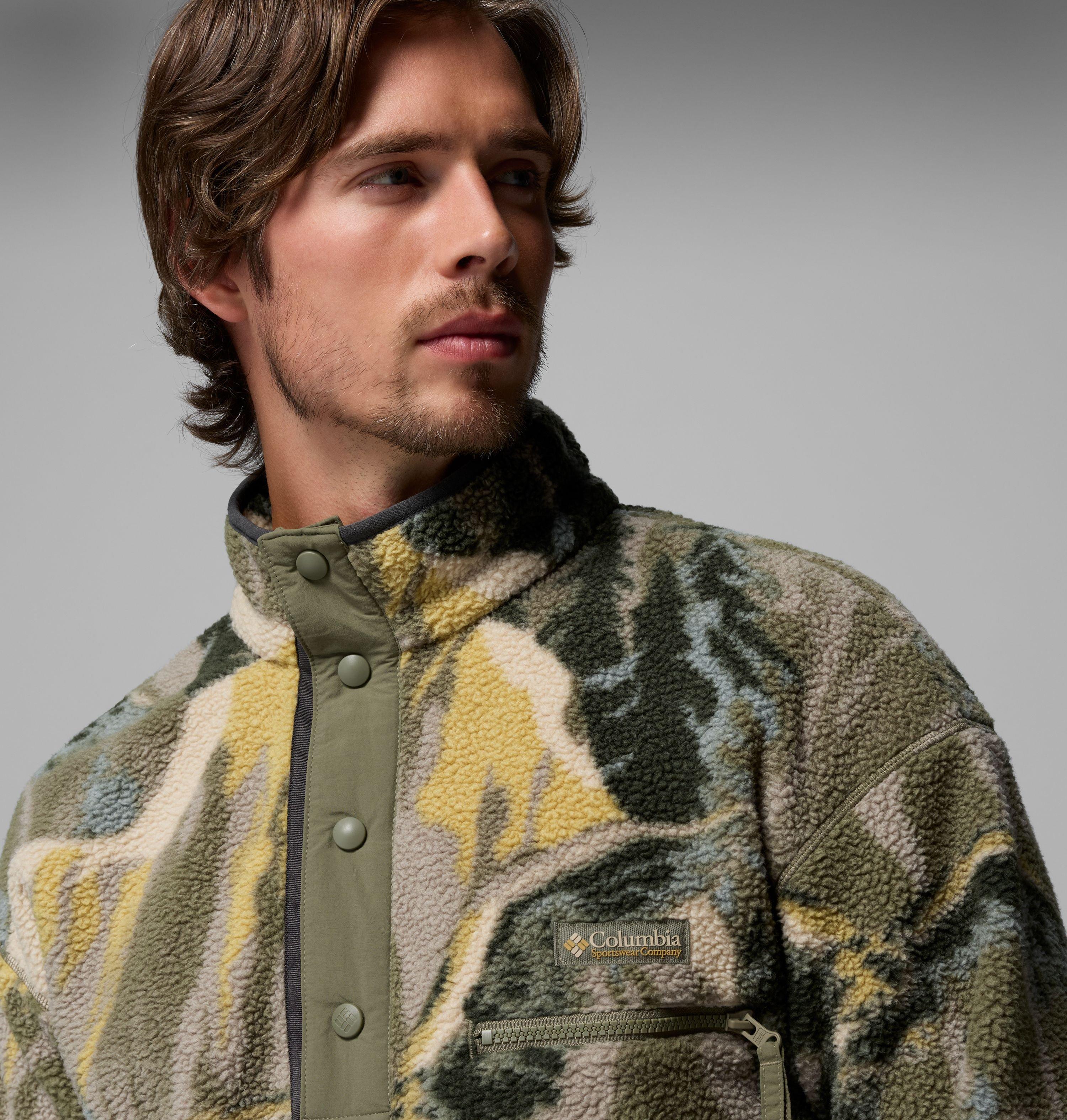 Men's Helvetia II Printed Half Snap Printed Fleece Pullover | 397 | XL 5