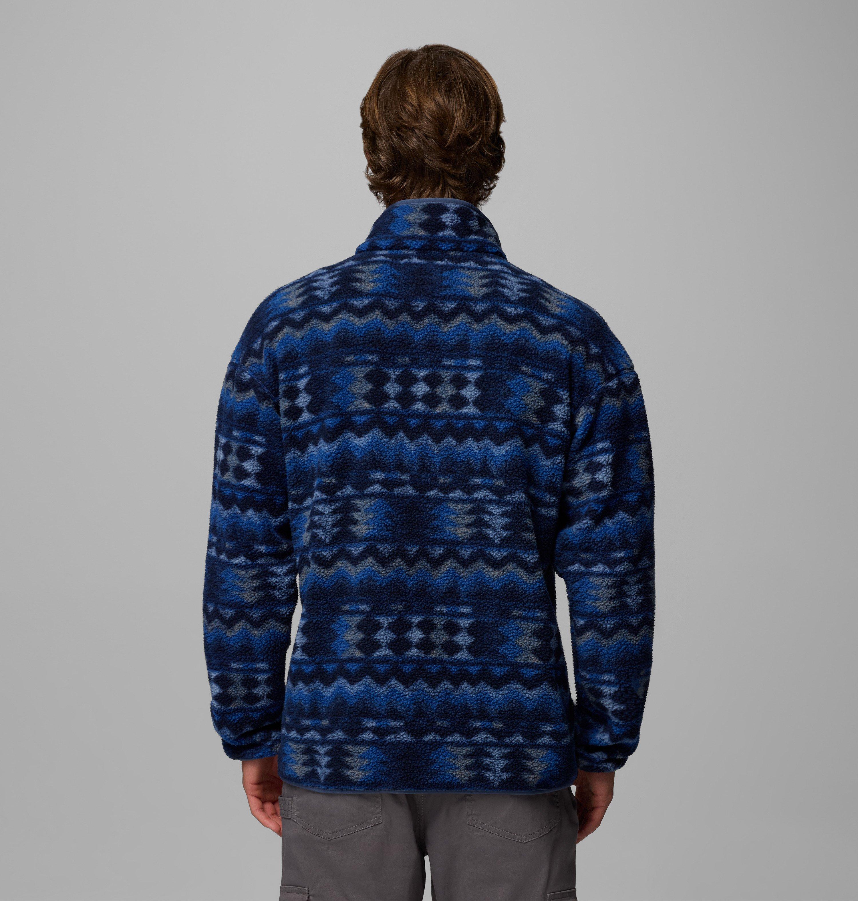 Men's Helvetia II Printed Half Snap Printed Fleece Pullover | 433 | XXL 3