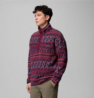 Polaire Streetwear avec Imprimé Helvetia Homme, Color: Rich Wine KnitKnot, image 28