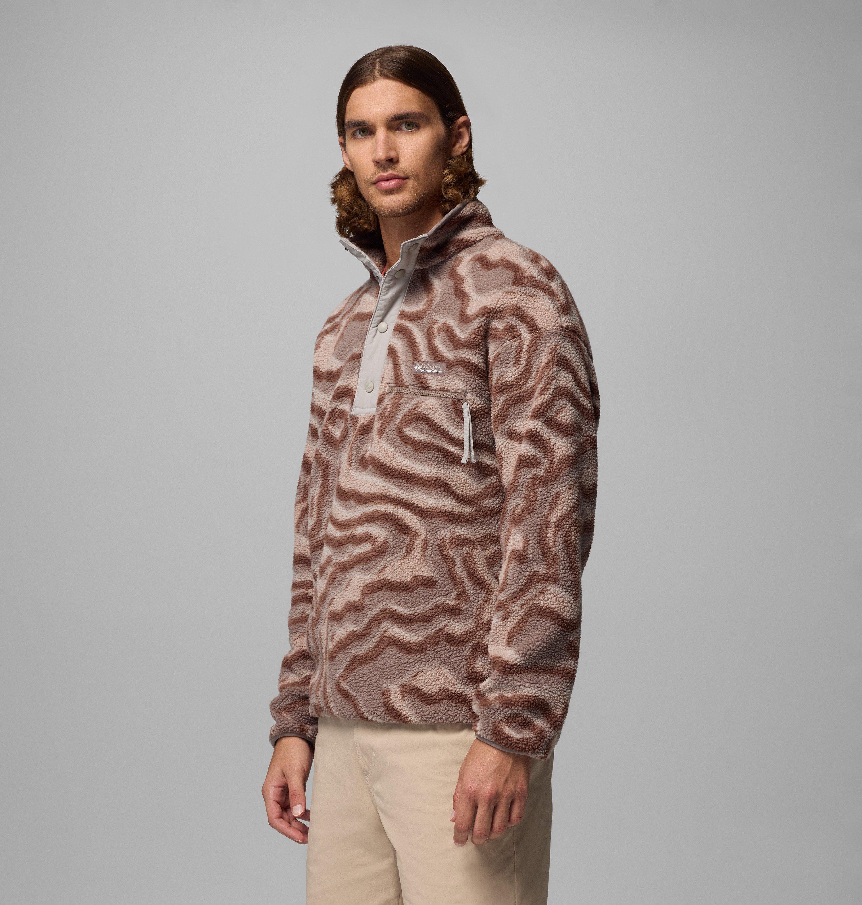 Men's Helvetia II Printed Half Snap Printed Fleece Pullover | 626 | S 4