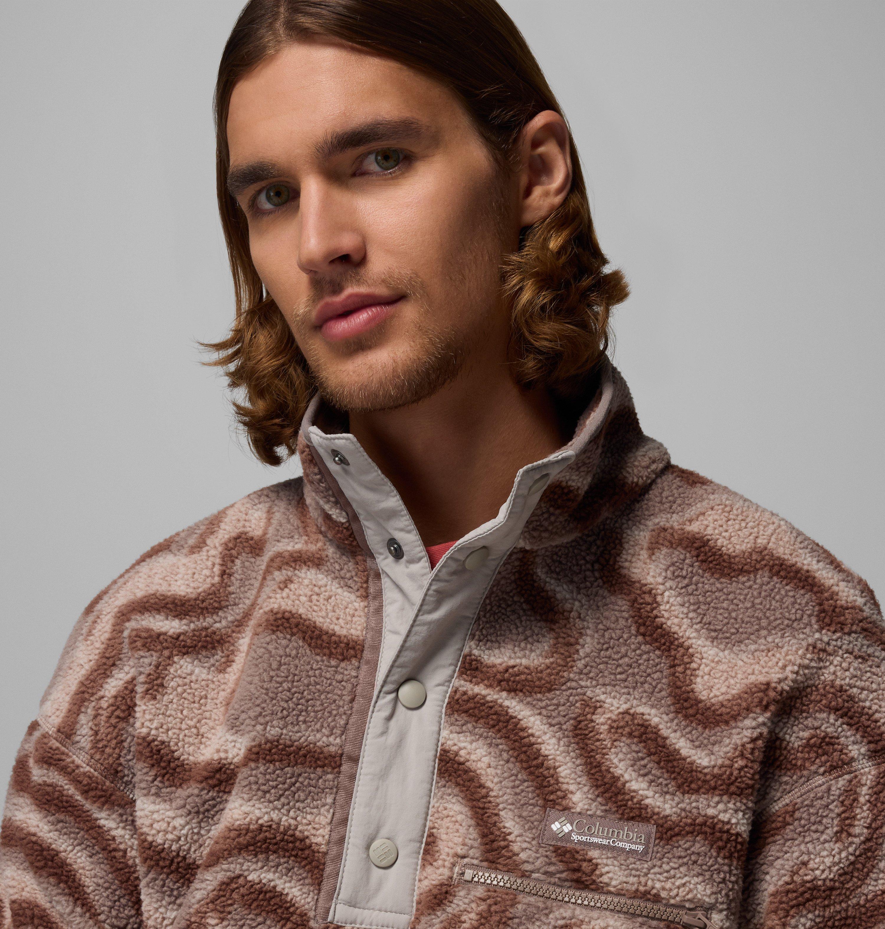 Men's Helvetia II Printed Half Snap Printed Fleece Pullover | 626 | S 5