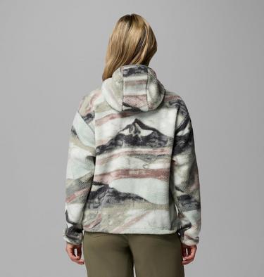 Hoodie en Molleton Sherpa avec Imprim&eacute; Helvetia II Femme, Color: Sedona Sage, Summits, image 7