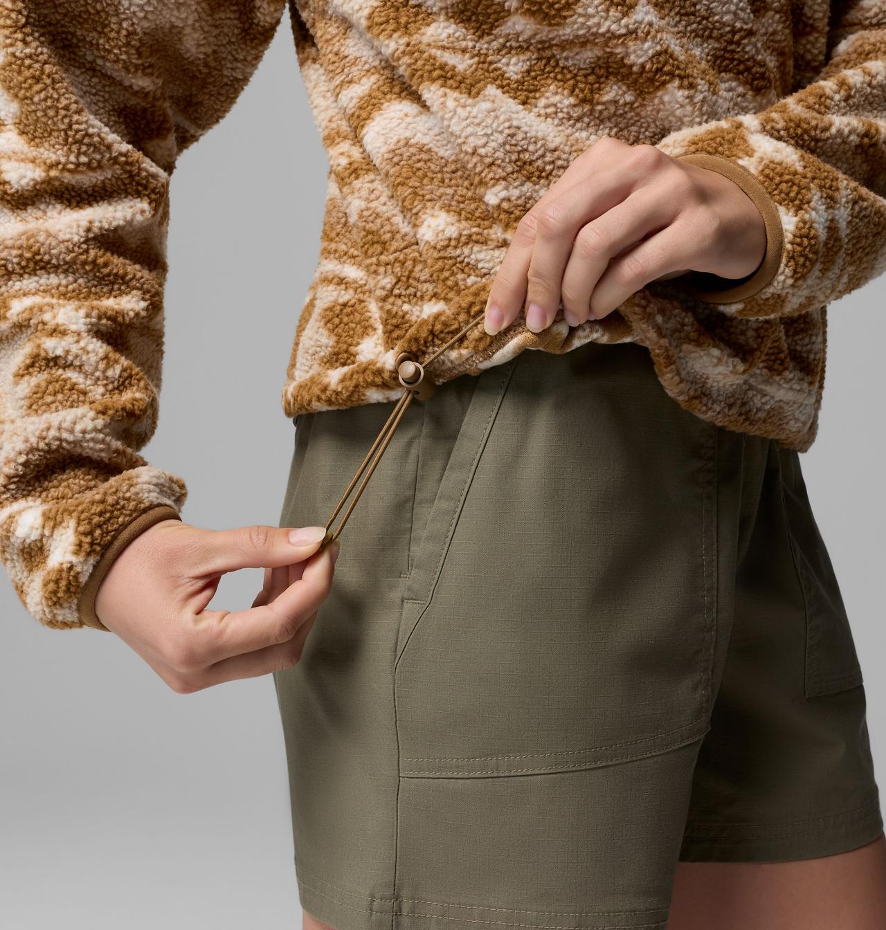 Women's Helvetia™ II Printed Cropped Half Snap Fleece Pullover | 259 | XXL 6