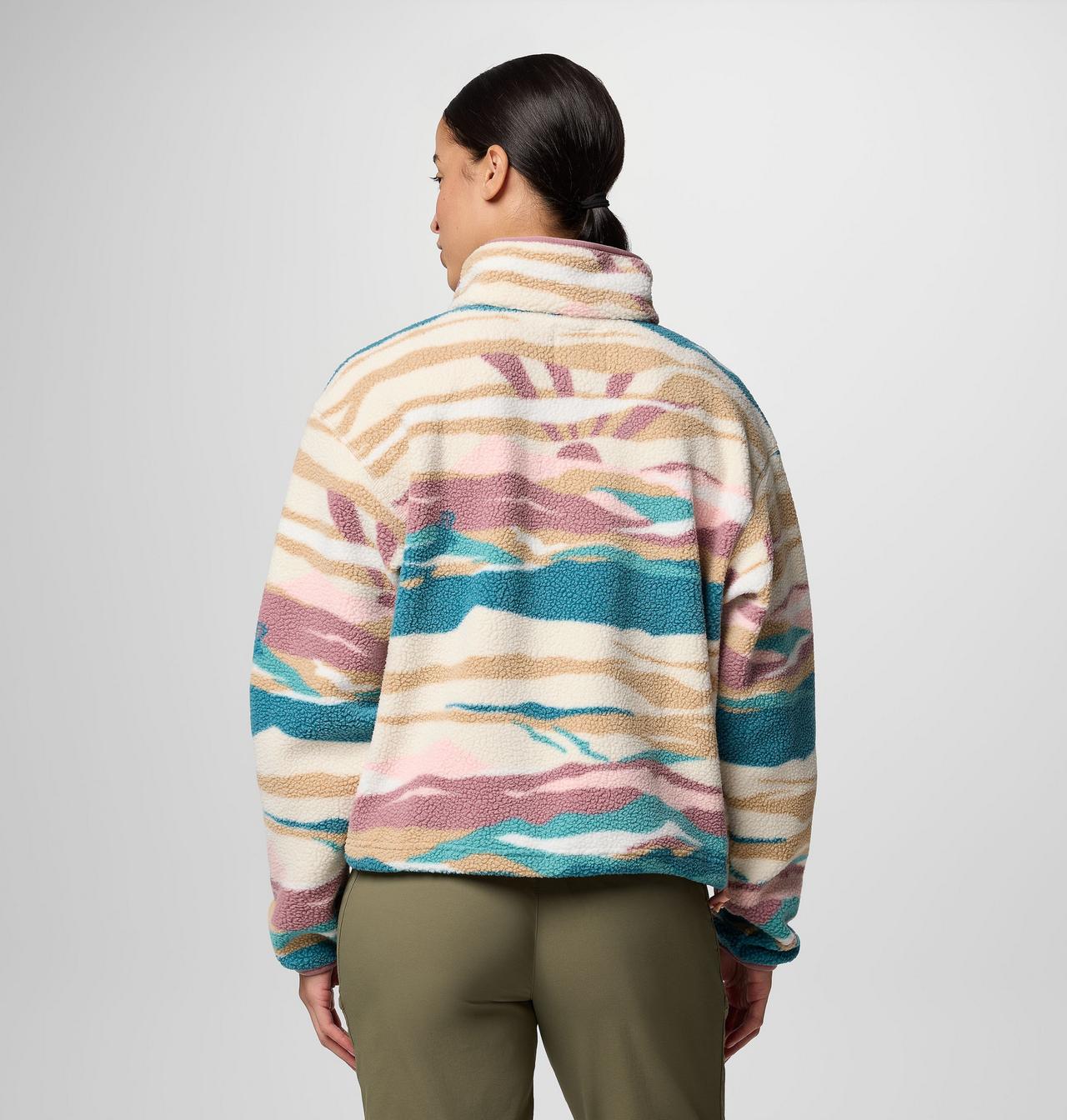 Chandail imprimé à demi-fermeture pressionnée coupe courte Helvetia™ II pour femmes 2