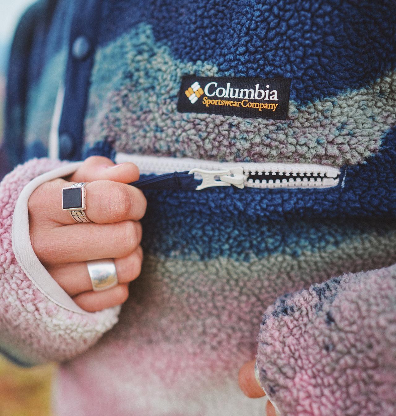 Women's Helvetia™ II Printed Cropped Half Snap Fleece Pullover | 464 | M 8