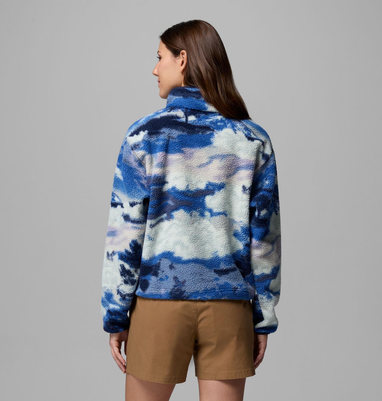 Women's Helvetia™ II Printed Cropped Half Snap Fleece Pullover | 466 | L 3
