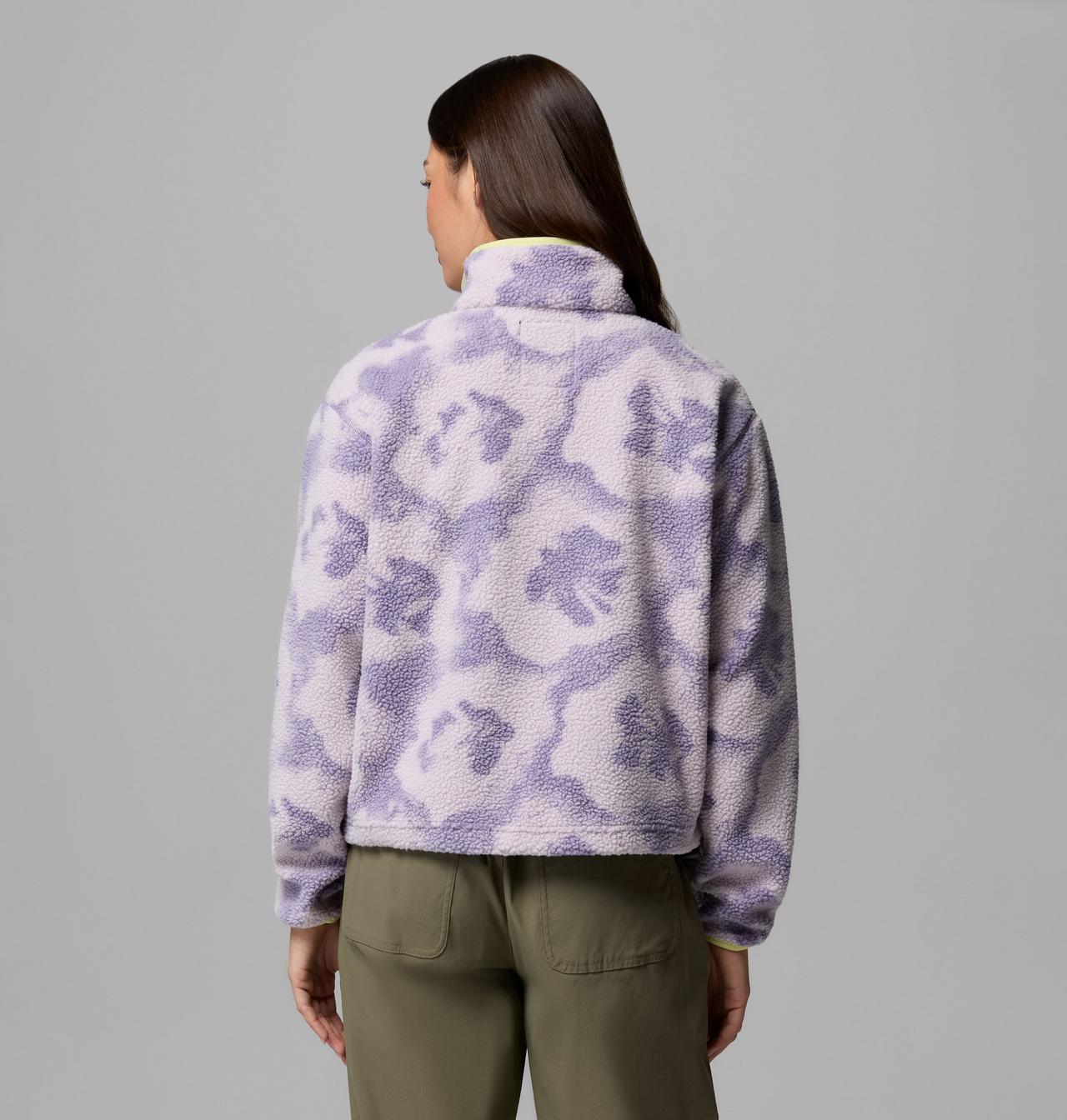 Women's Helvetia™ II Printed Cropped Half Snap Fleece Pullover | 525 | XXL 3