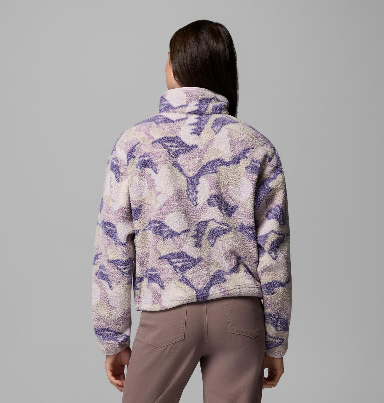 Women's Helvetia™ II Printed Cropped Half Snap Fleece Pullover | 551 | XL 3