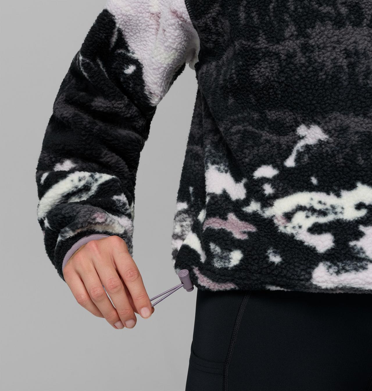 Women's Helvetia™ II Printed Cropped Half Snap Fleece Pullover | 554 | M 6