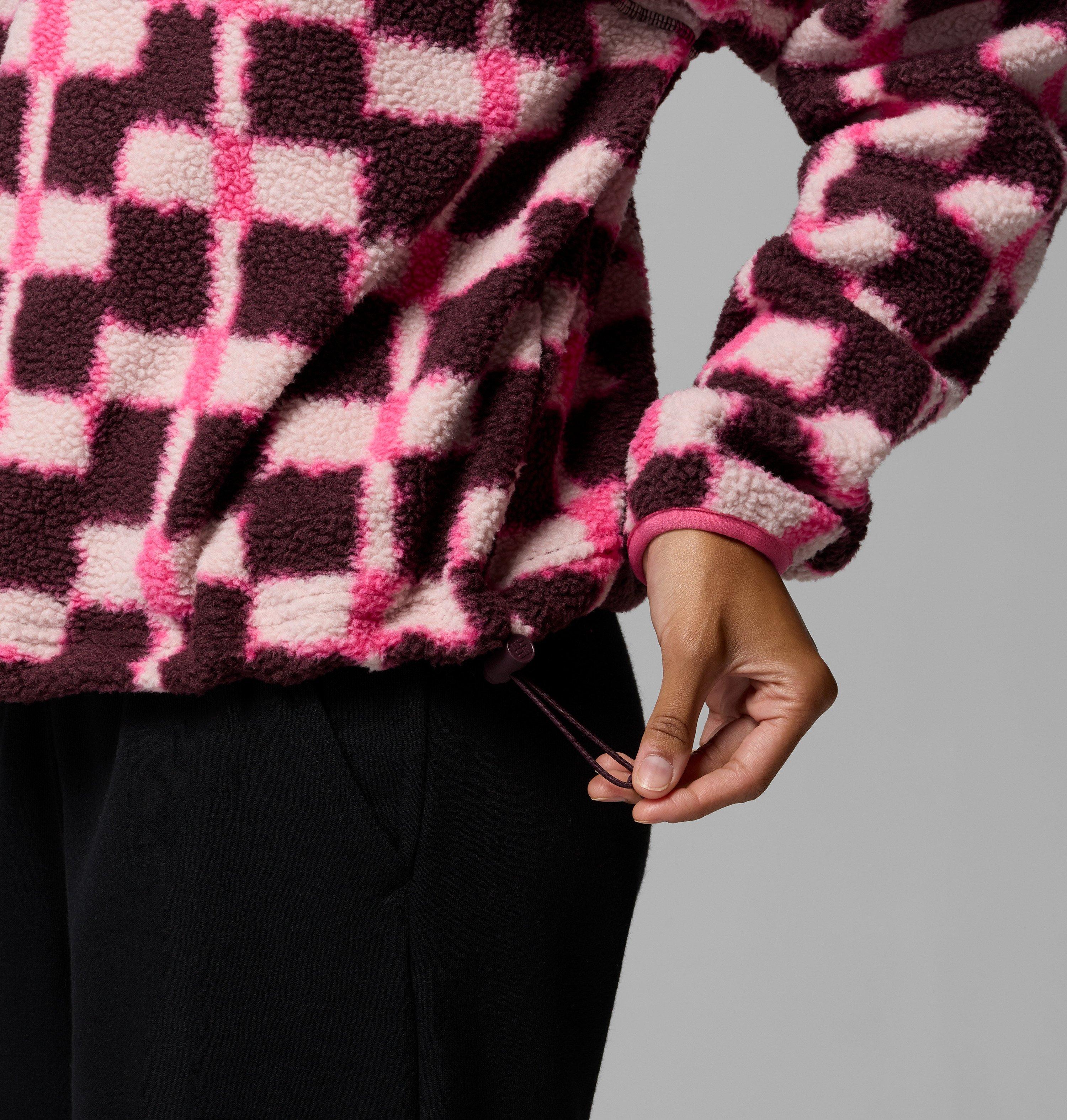 Women's Helvetia II Printed Cropped Half Snap Fleece Pullover | 611 | XXL 6