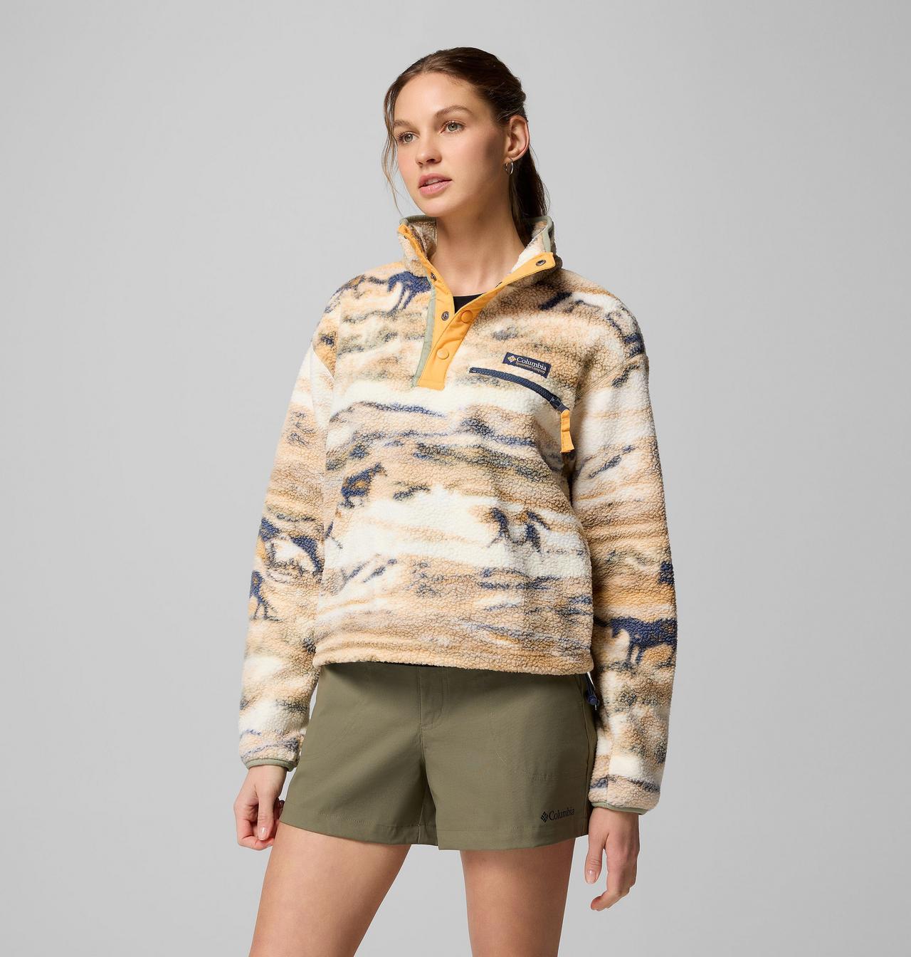 LEN様 Helvetia™ II Printed Cropped Half Snap |