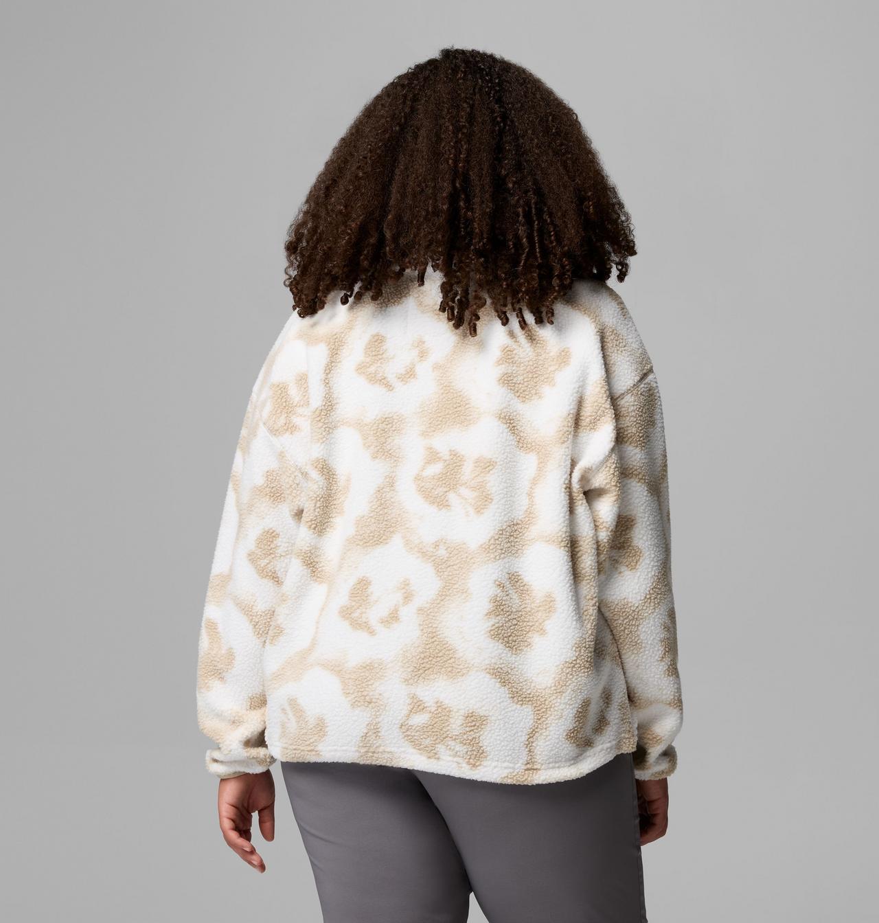 Women's Helvetia™ II Printed Cropped Half Snap Fleece Pullover | 126 | 2X 3