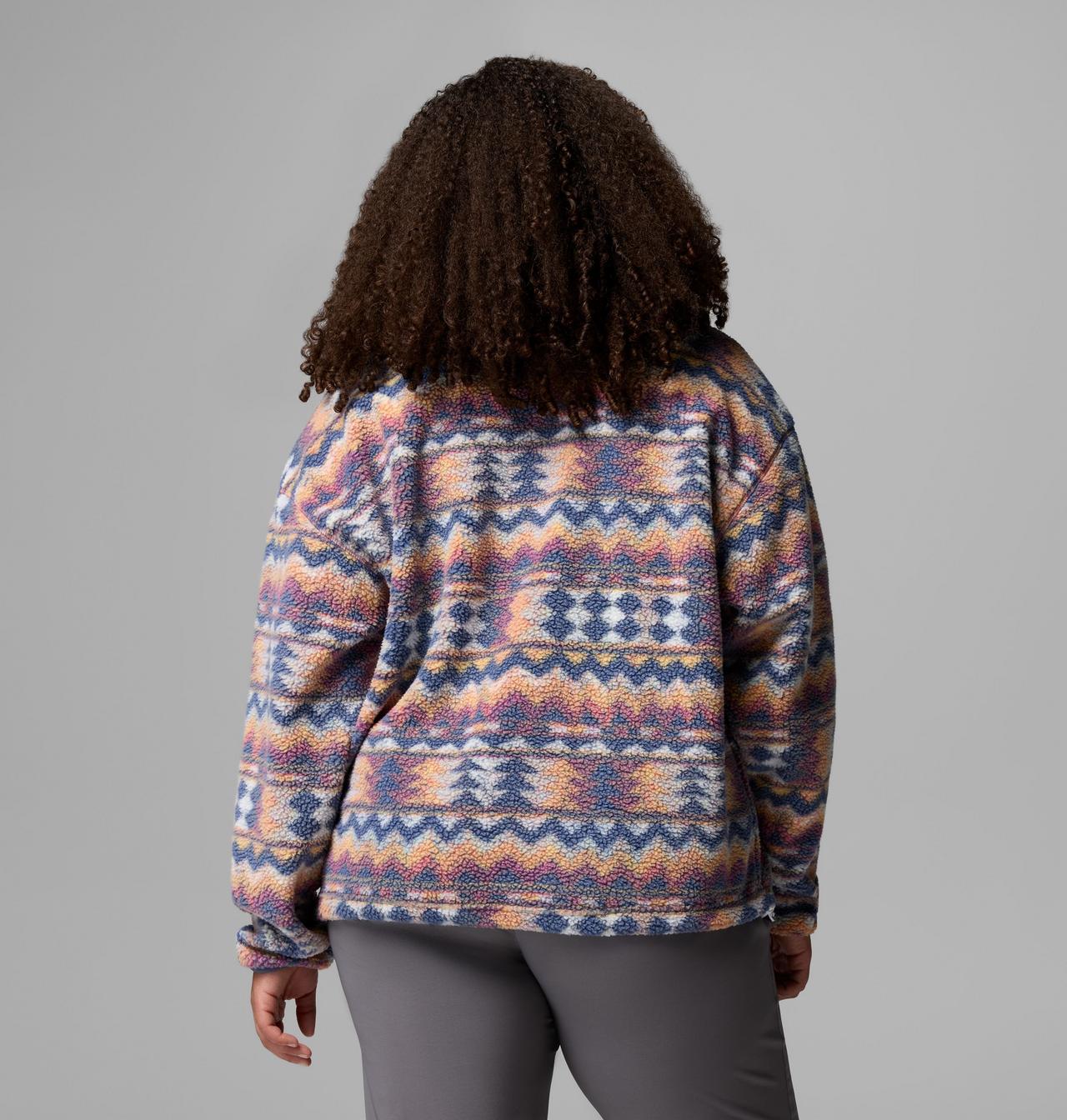 Women's Helvetia™ II Printed Cropped Half Snap Fleece Pullover | 127 | 3X 3