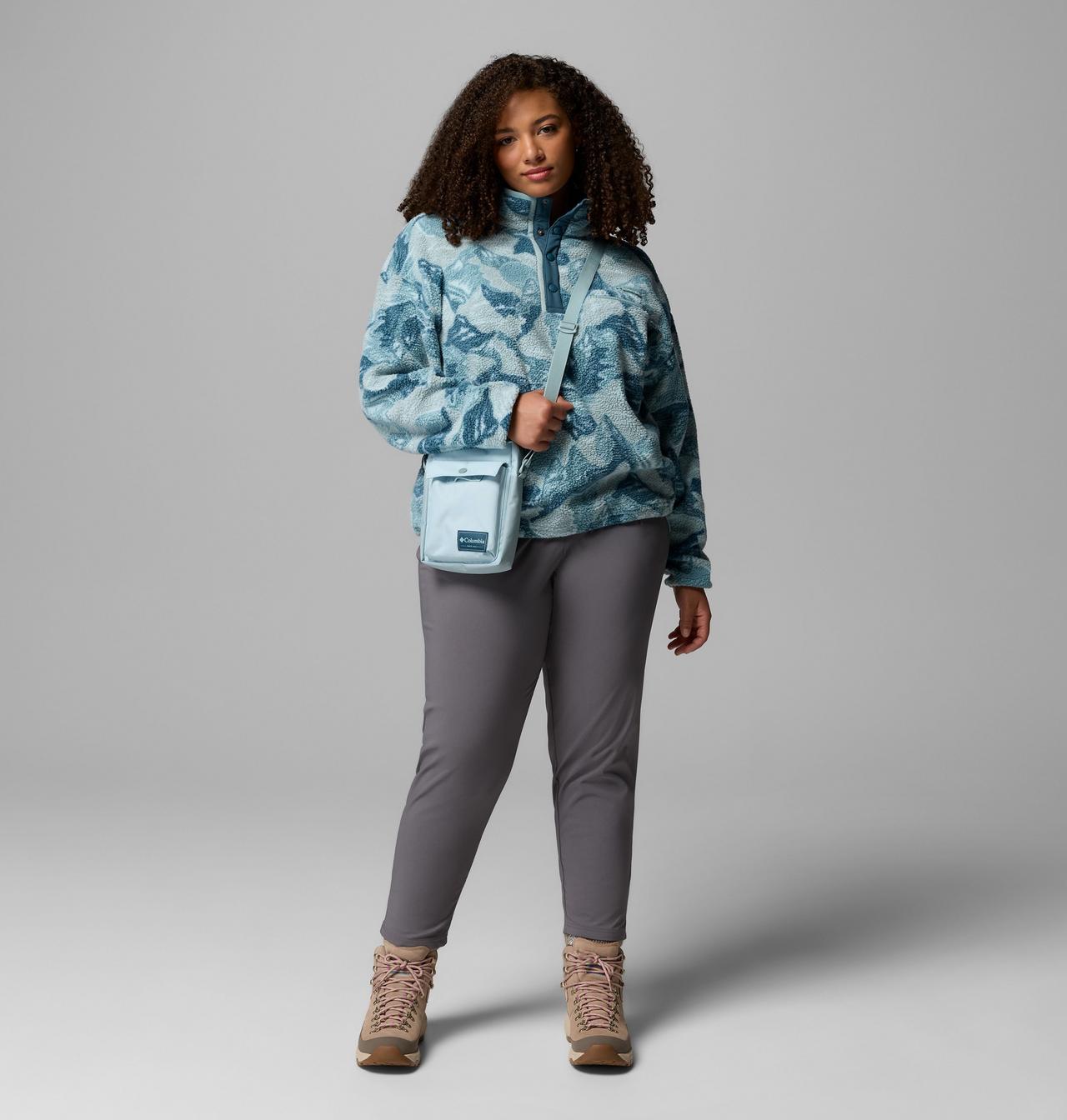 Women's Helvetia™ II Printed Cropped Half Snap Fleece Pullover | 482 | 2X 2