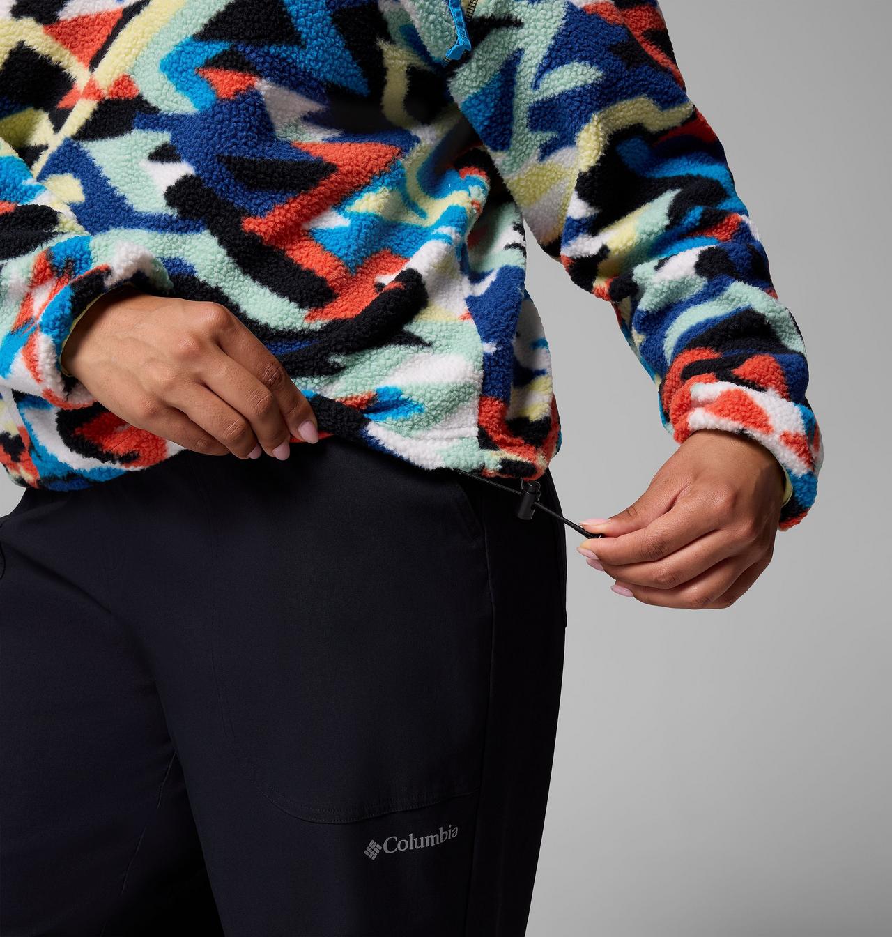 Women's Helvetia™ II Printed Cropped Half Snap Fleece Pullover 7