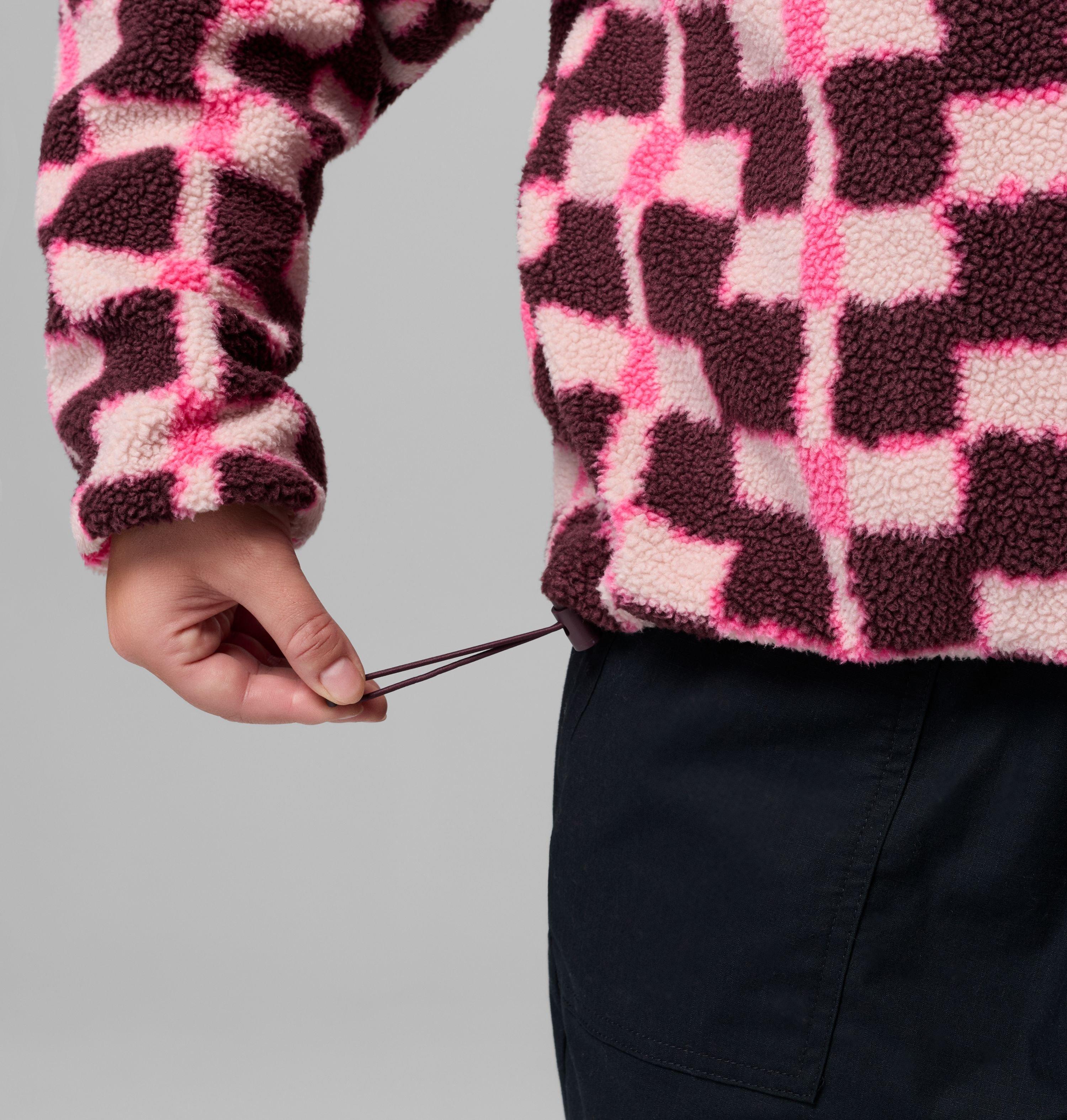 Women's Helvetia II Printed Cropped Half Snap Fleece Pullover - Plus Size | 611 | 2X 6