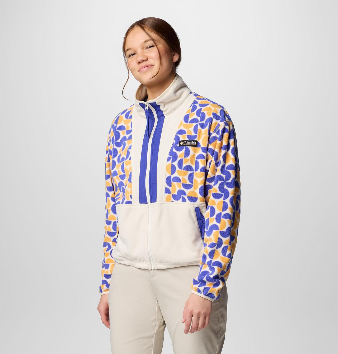Women's Backbowl™ II Printed Full Zip Fleece Jacket | 861 | XS 4