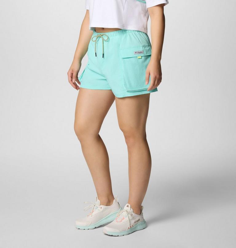 Women's PFG Open Water Shorts, Color: Gulf Stream, image 3