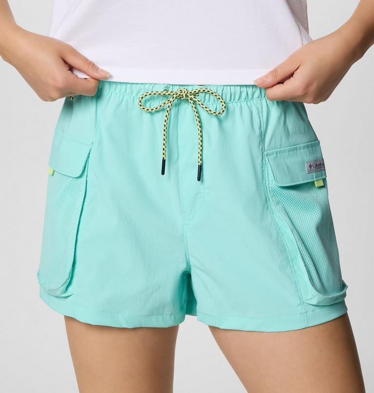 Women's PFG Open Water Shorts, Color: Gulf Stream, image 4