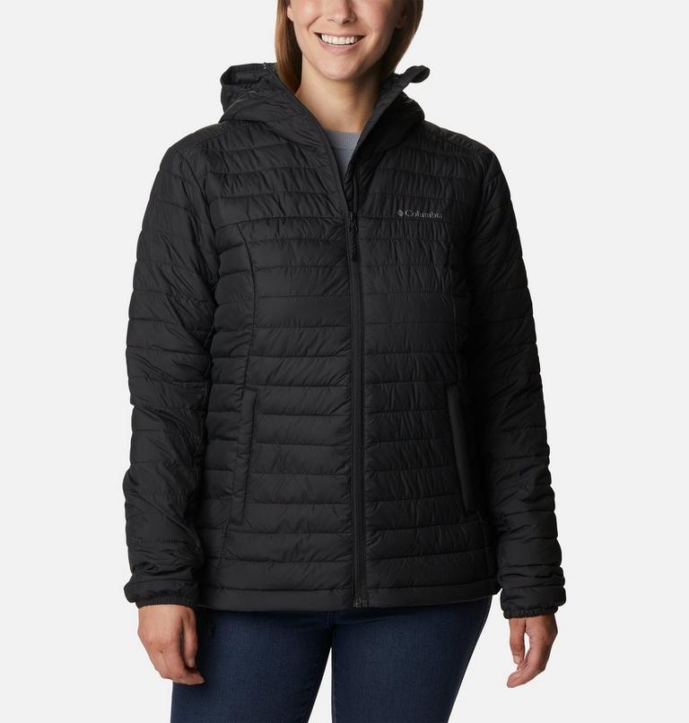 Women's Silver Falls II Hooded Insulated Jacket, Color: Black, image 1
