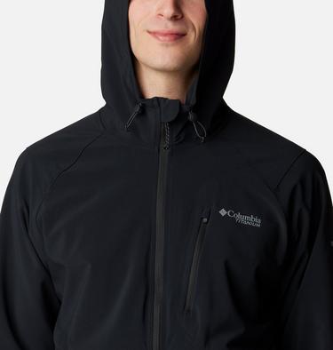 Men's Triple Canyon Softshell Hiking Jacket, Color: Black, image 16