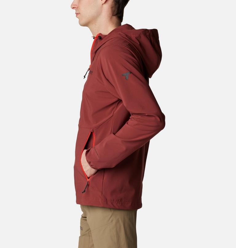 Men's Triple Canyon Softshell Hiking Jacket, Color: Spice, image 3