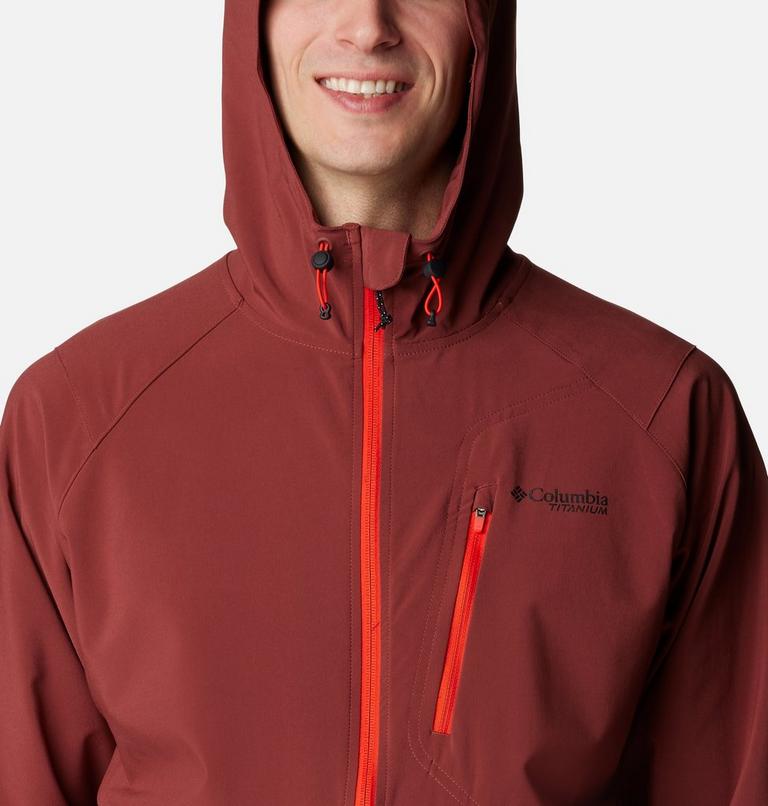 Men's Triple Canyon Softshell Hiking Jacket, Color: Spice, image 4