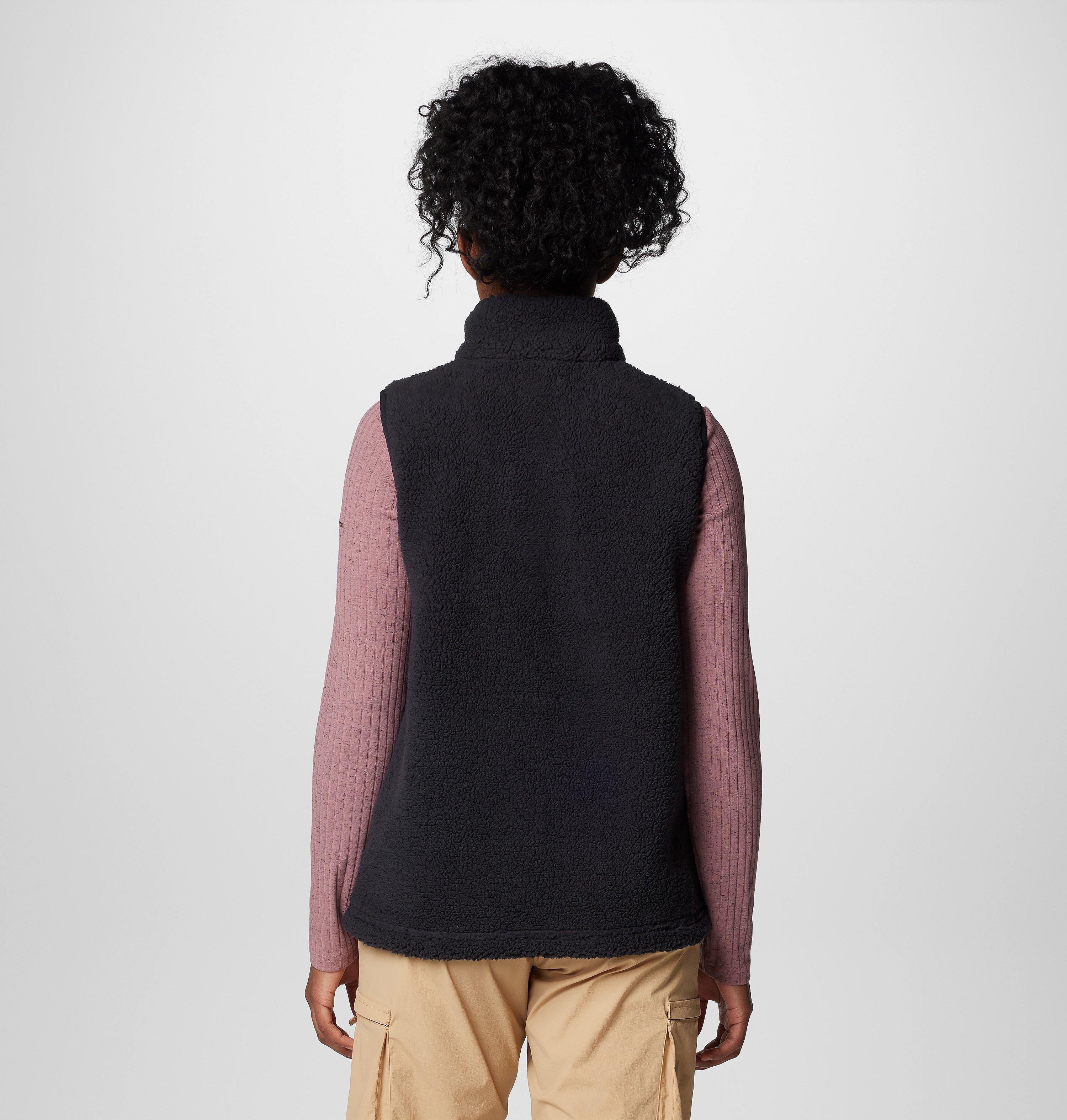 RLEHJN - Gilet Polaire Sans Manches Pour Femme, Longueur Genou, Avec Capuche Et Poches, Doux Et Chaud Pour L'automne/hiver - 13