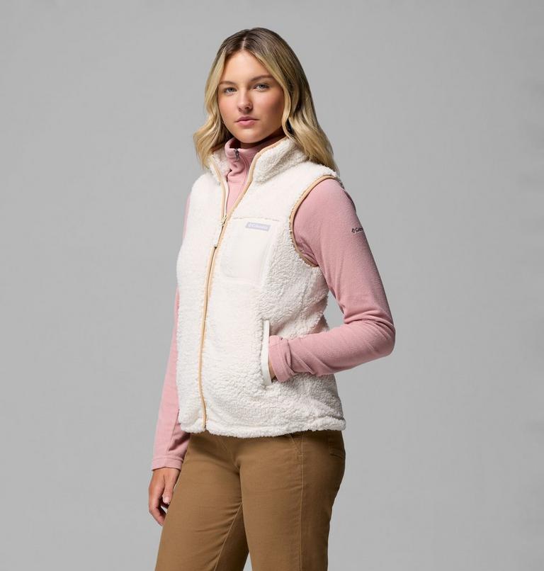 Women's West Bend II Sherpa Fleece Gilet, Color: Chalk, image 4
