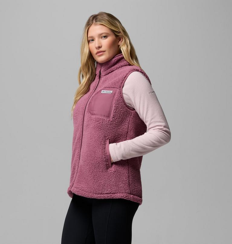 Women's West Bend II Sherpa Fleece Gilet, Color: Antique Mauve, image 4