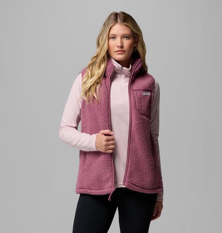 Women's West Bend II Sherpa Fleece Gilet, Color: Antique Mauve, image 5