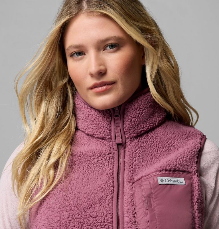 Women's West Bend II Sherpa Fleece Gilet, Color: Antique Mauve, image 6