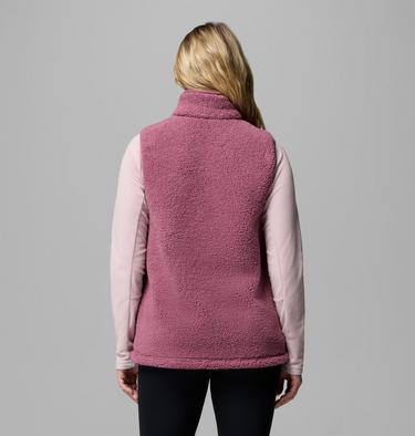 Women's West Bend II Sherpa Fleece Gilet, Color: Antique Mauve, image 7