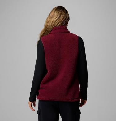 Gilet en Polaire Sherpa West Bend II Femme, Color: Rich Wine, image 3