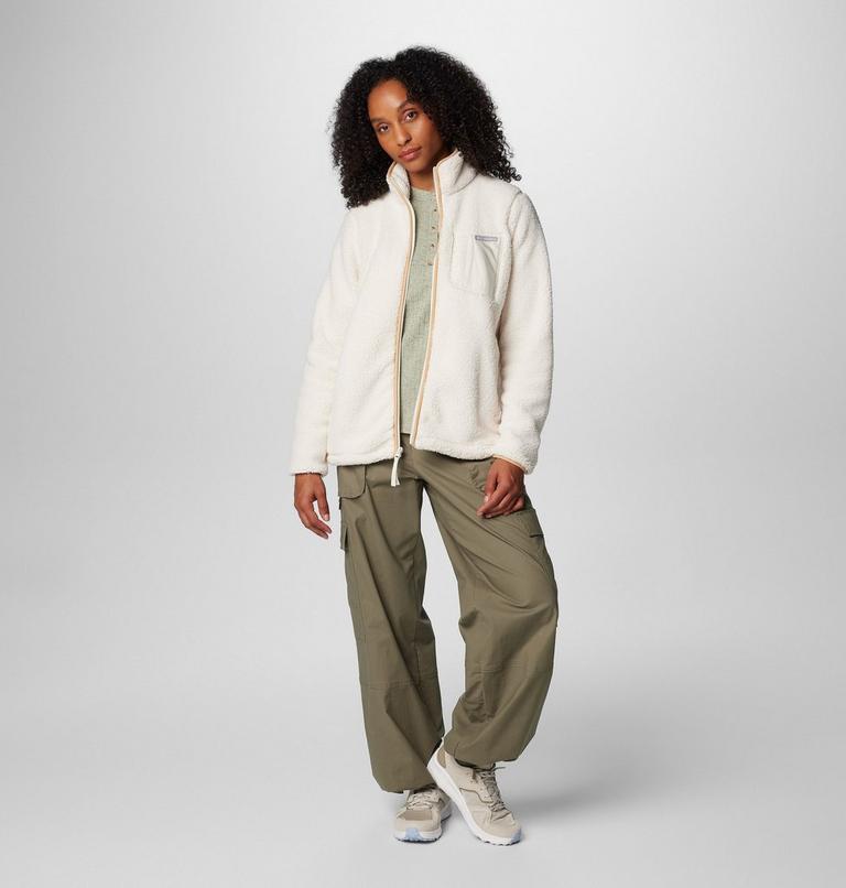 Women's West Bend II Sherpa Jacket, Color: Chalk, image 3