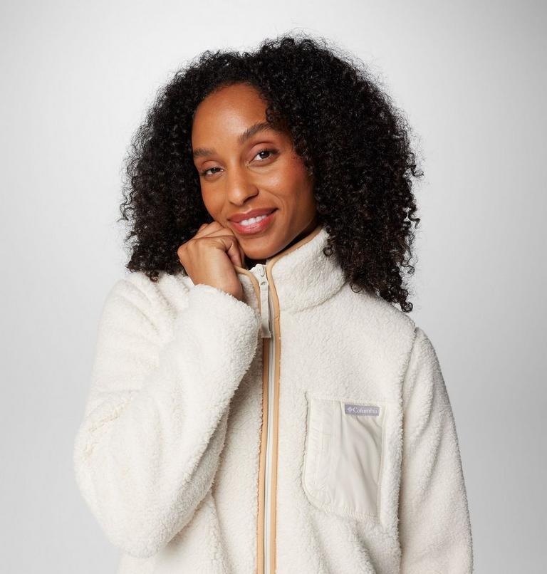 Women's West Bend II Sherpa Jacket, Color: Chalk, image 5