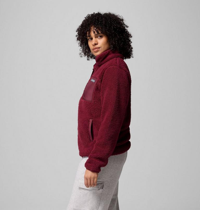Chaqueta sherpa West Bend II para mujer, Color: Rich Wine, image 4