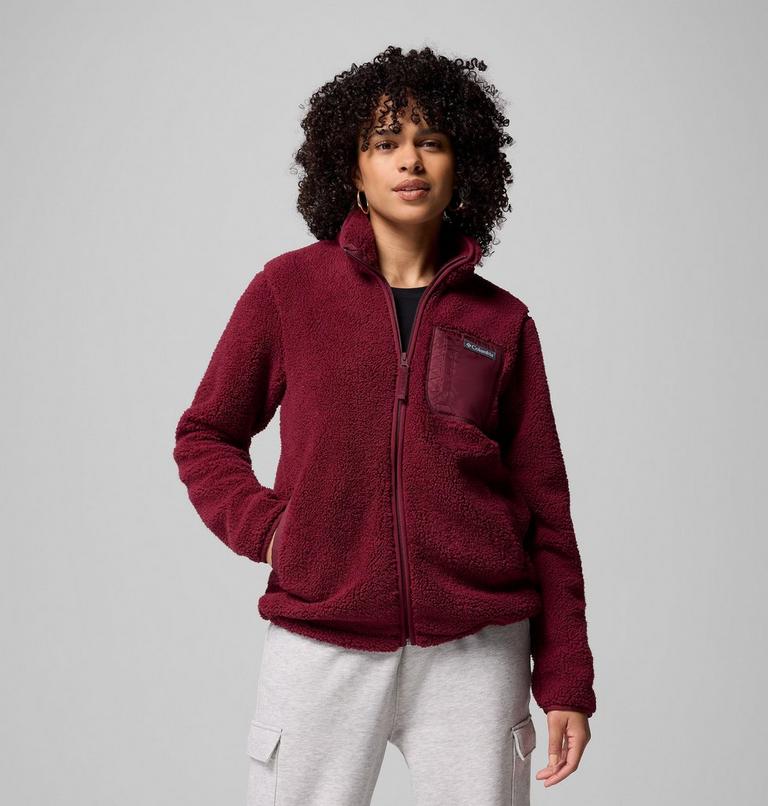 Chaqueta sherpa West Bend II para mujer, Color: Rich Wine, image 5