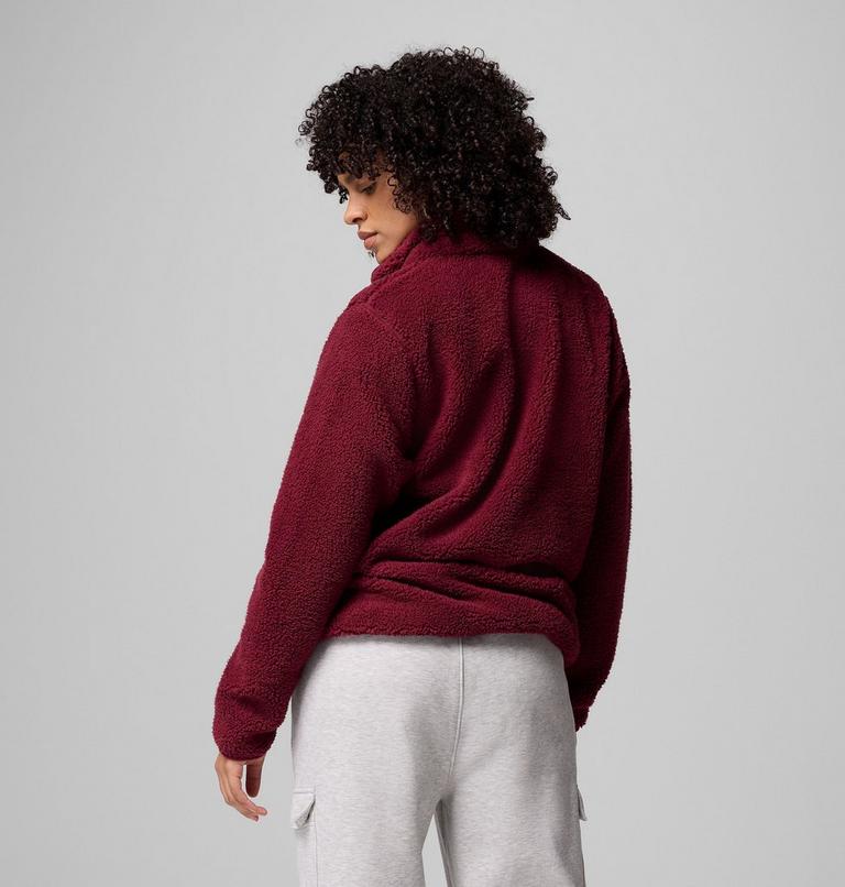 Chaqueta sherpa West Bend II para mujer, Color: Rich Wine, image 3