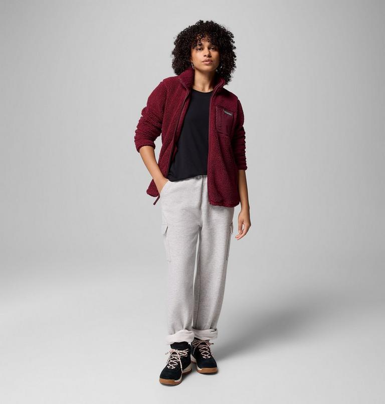 Chaqueta sherpa West Bend II para mujer, Color: Rich Wine, image 2