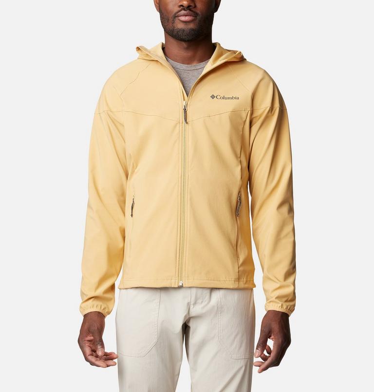 Chaqueta de senderismo softshell Heather Canyon II para hombre, Color: Light Camel, image 1