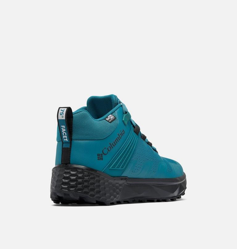 Men's Facet 75 II Mid Outdry Hiking Shoe, Color: Deep Wave, Black, image 9