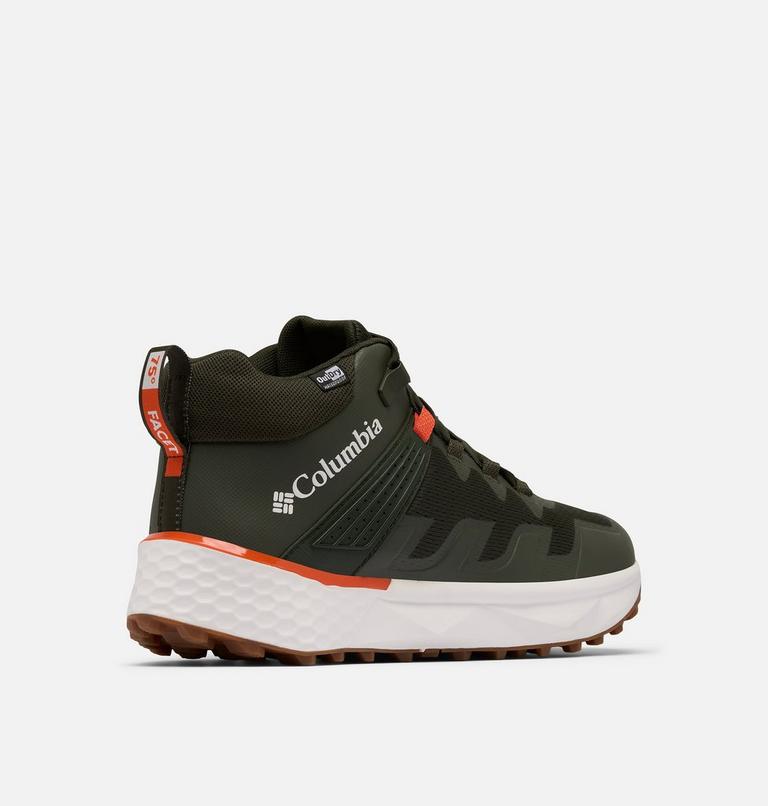 Zapatillas de senderismo Facet 75 II Mid Outdry para hombre, Color: Greenscape, Red Quartz, image 9