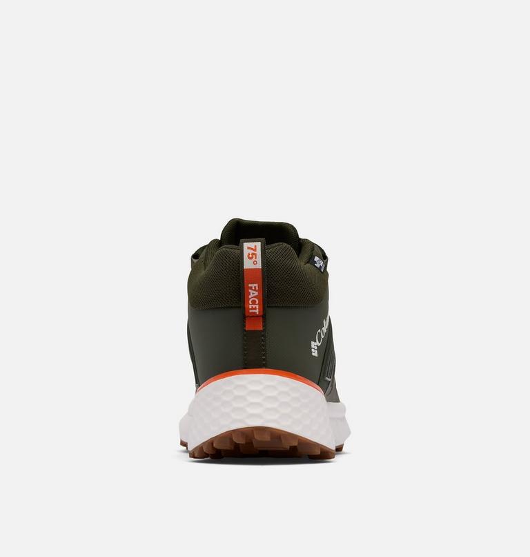 Zapatillas de senderismo Facet 75 II Mid Outdry para hombre, Color: Greenscape, Red Quartz, image 2