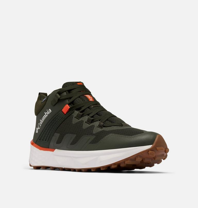Zapatillas de senderismo Facet 75 II Mid Outdry para hombre, Color: Greenscape, Red Quartz, image 3