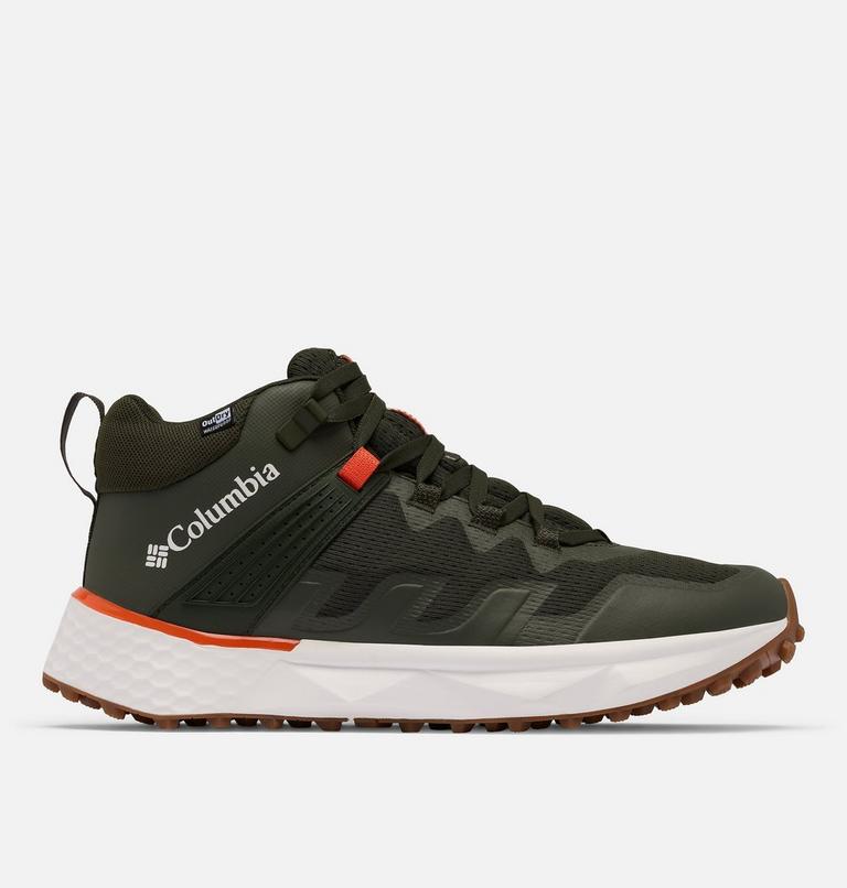 Zapatillas de senderismo Facet 75 II Mid Outdry para hombre, Color: Greenscape, Red Quartz, image 1