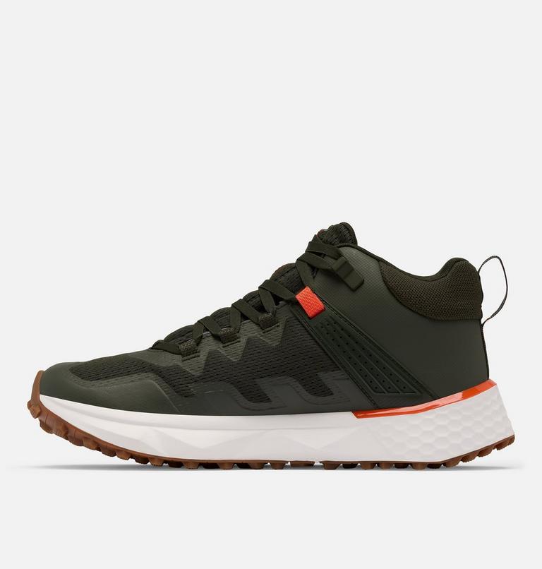 Zapatillas de senderismo Facet 75 II Mid Outdry para hombre, Color: Greenscape, Red Quartz, image 6