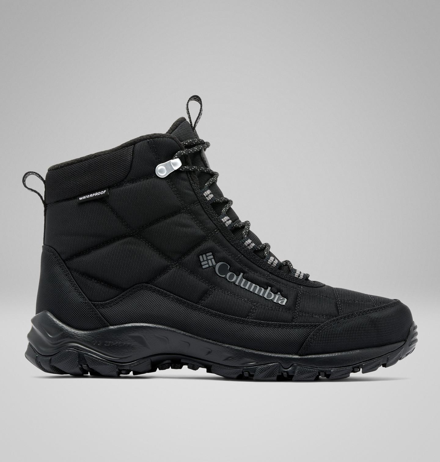 Мужские ботинки Columbia Firecamp Boot, цвет: Чёрный / Серый — фото 1
