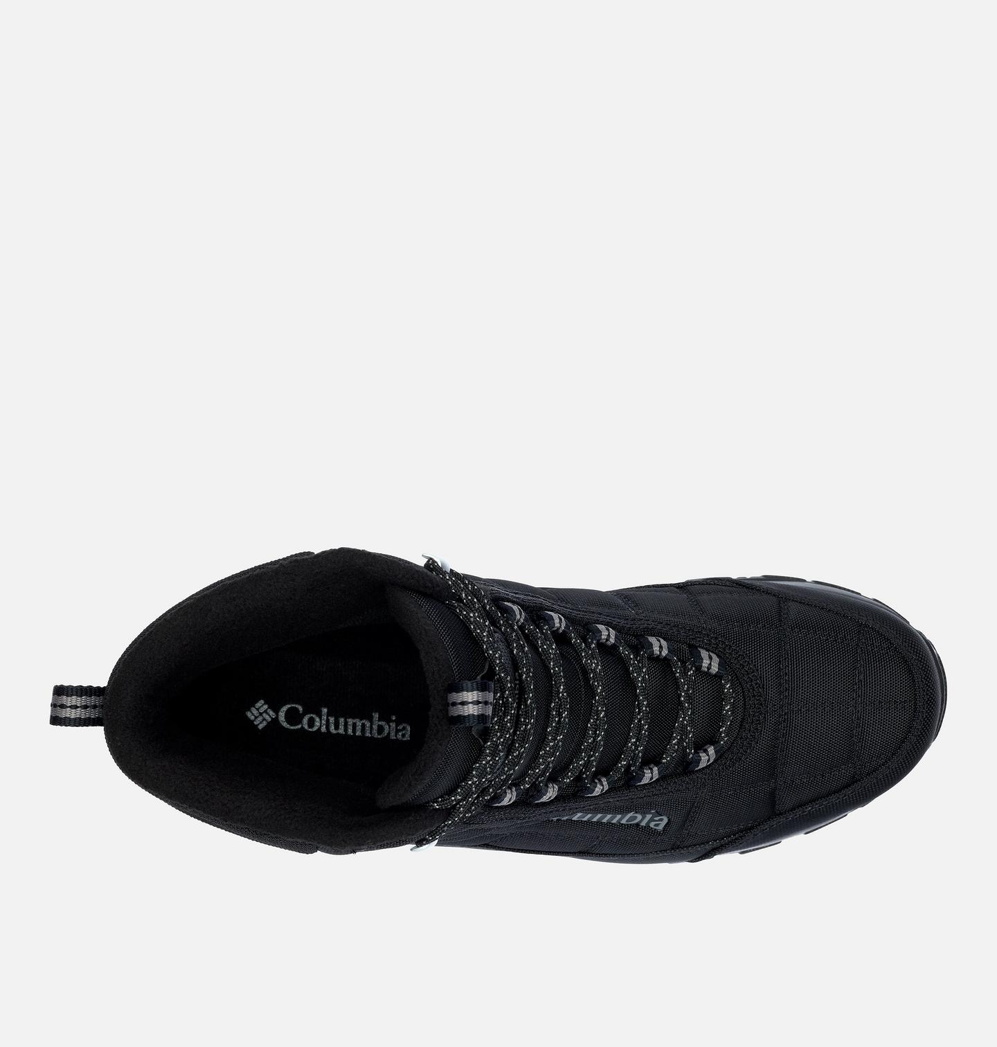 Мужские ботинки Columbia Firecamp Boot широкие, цвет: Чёрный / Серый — фото 3