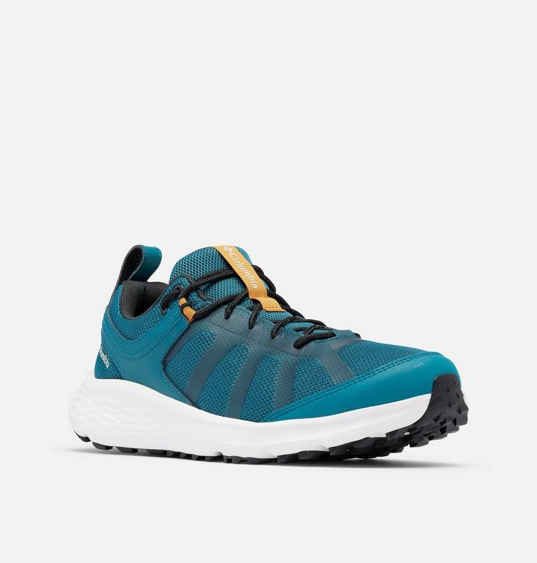 Men's Konos Xcel II Waterproof Low Hiking Shoe, Color: Deep Wave, Canyon Sun, image 3